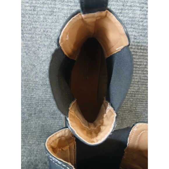 Joie Leather Boots Chelsea JJ Black Slip-On Ankle Womens Size 10 - Picture 6 of 9